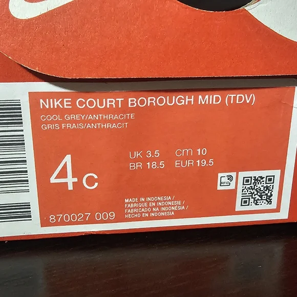 Nike Court 4C Childrens/Toddler NEW - Picture 4 of 10